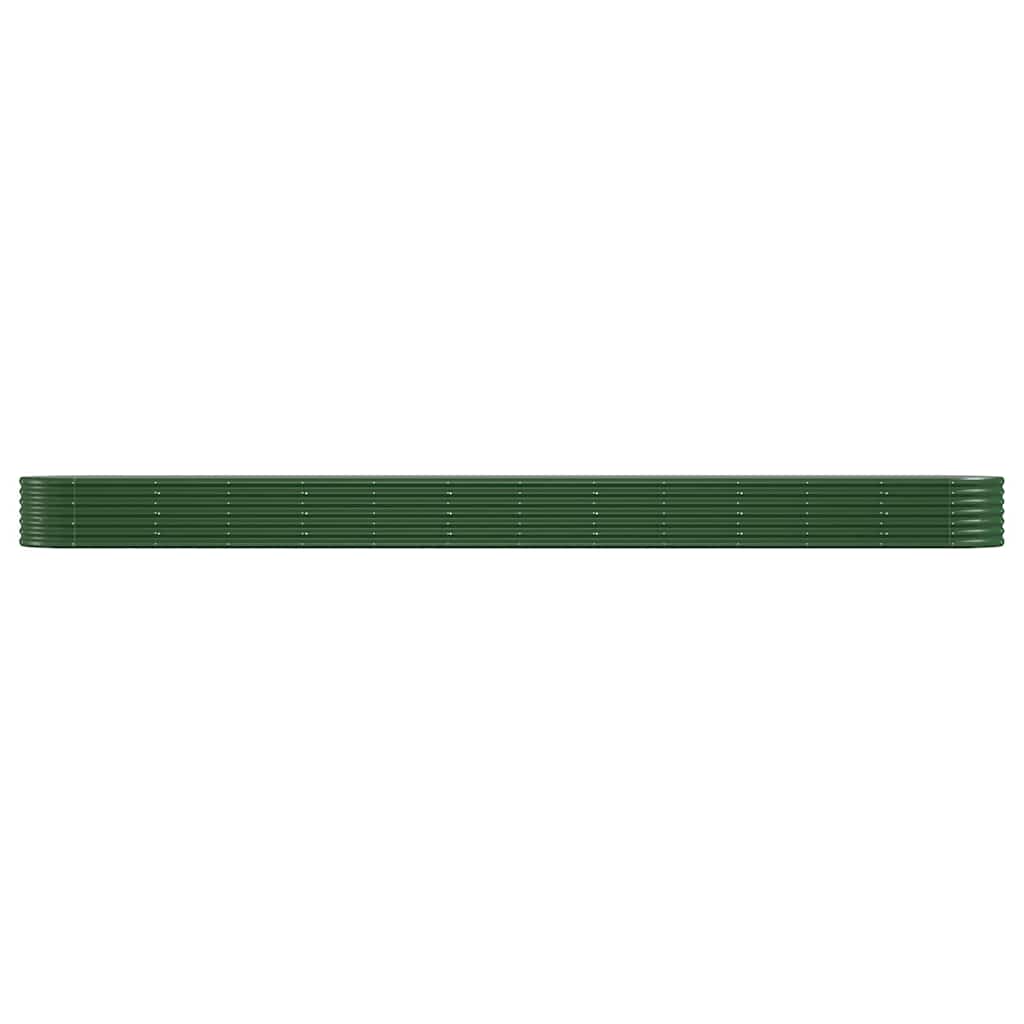 Letto Giardino Acciaio Zincato 512x80x36 cm Verde | homemem39