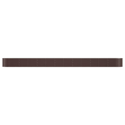 Letto Giardino Acciaio Zincato 512x80x36cm Marrone | homemem39