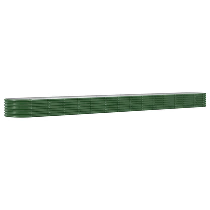 Letto Giardino Acciaio Zincato 620x80x36 cm Verde | homemem39