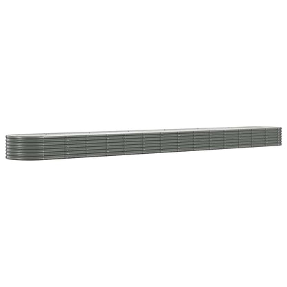 Letto Giardino Acciaio Zincato 620x80x36 cm Grigio | homemem39