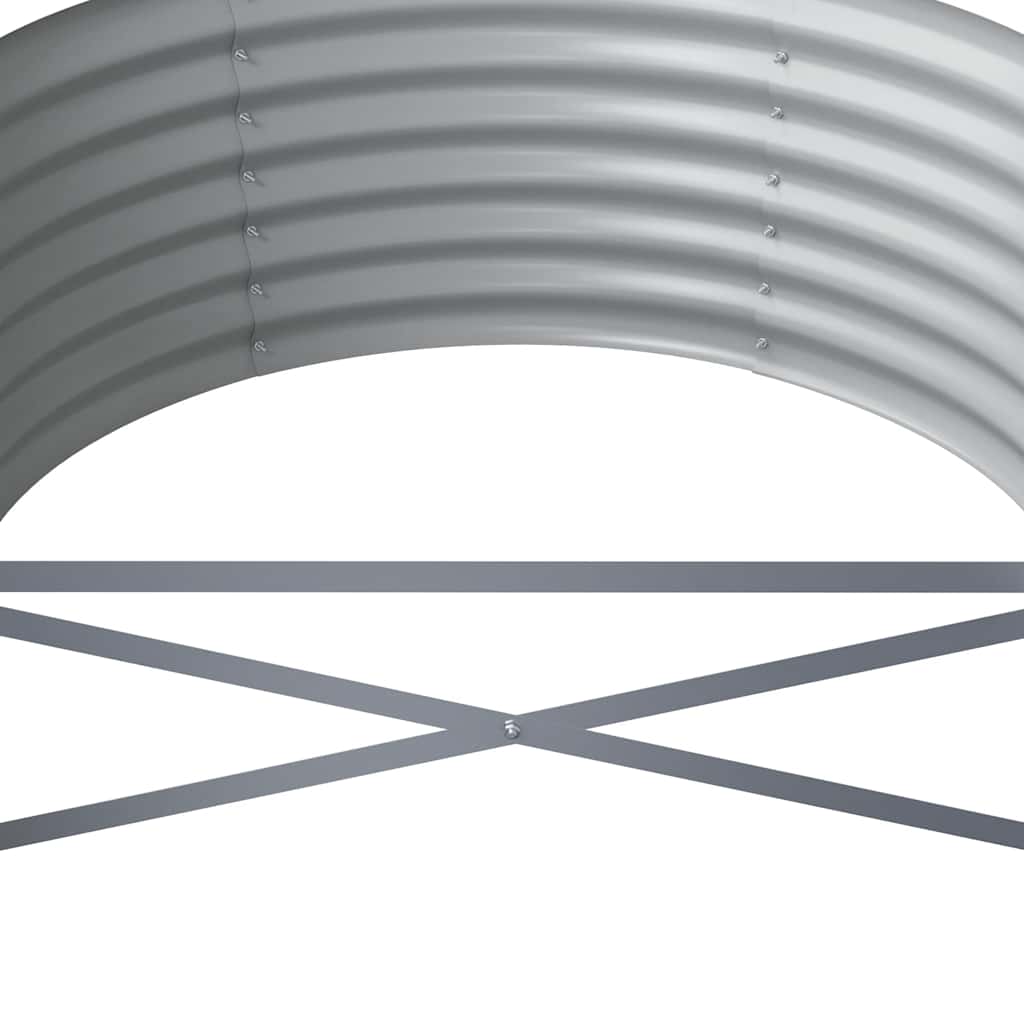 Letto da Giardino in Acciaio Zincato 620x80x36 cm Antracite | homemem39