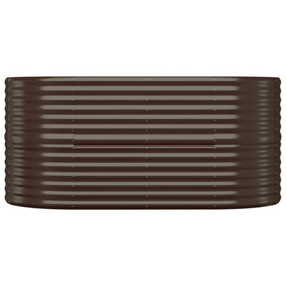 Letto Giardino Acciaio Zincato 152x80x68cm Marrone