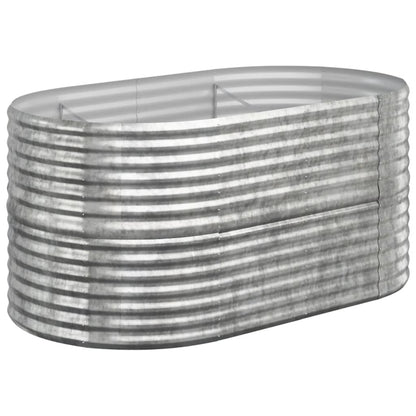 Letto Giardino Acciaio Zincato 152x80x68cm Argento - homemem39