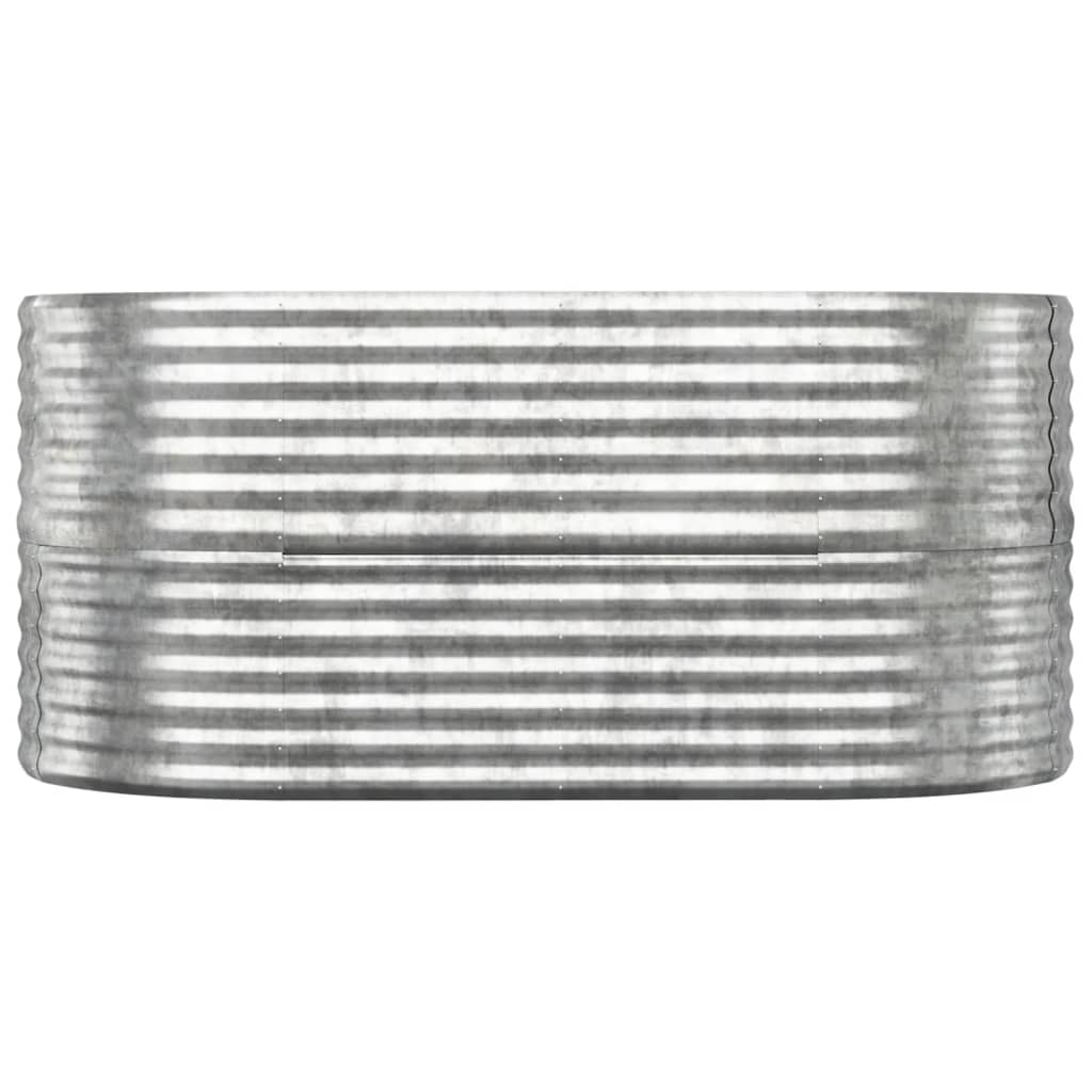 Letto Giardino Acciaio Zincato 152x80x68cm Argento - homemem39