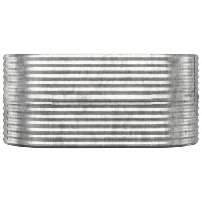Letto Giardino Acciaio Zincato 152x80x68cm Argento - homemem39