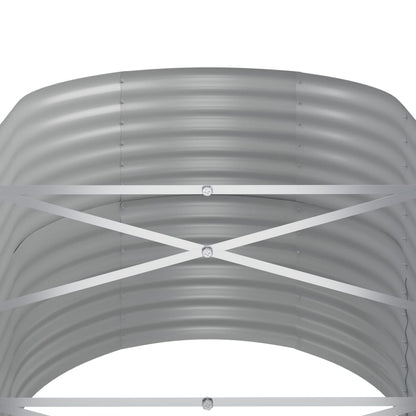 Letto Giardino Acciaio Zincato 440x80x68cm Marrone | homemem39
