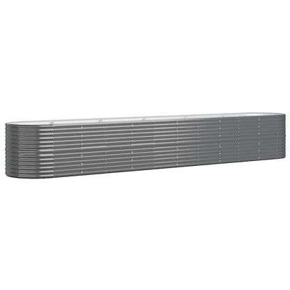 Letto da Giardino in Acciaio Zincato 440x80x68 cm Antracite | homemem39