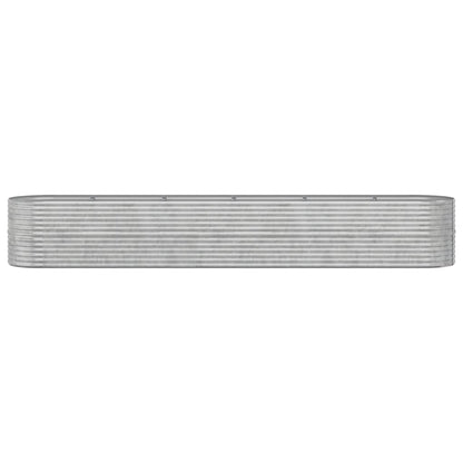 Letto Giardino Acciaio Zincato 440x80x68cm Argento - homemem39