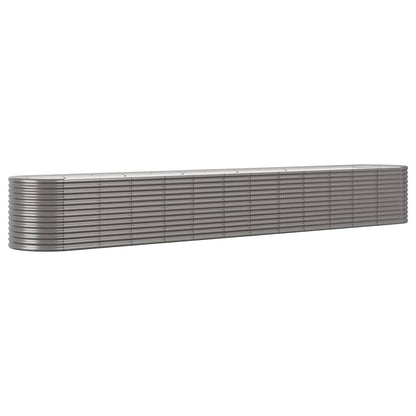 Letto Giardino Acciaio Verniciato a Polvere 512x80x68 cm Grigio | homemem39