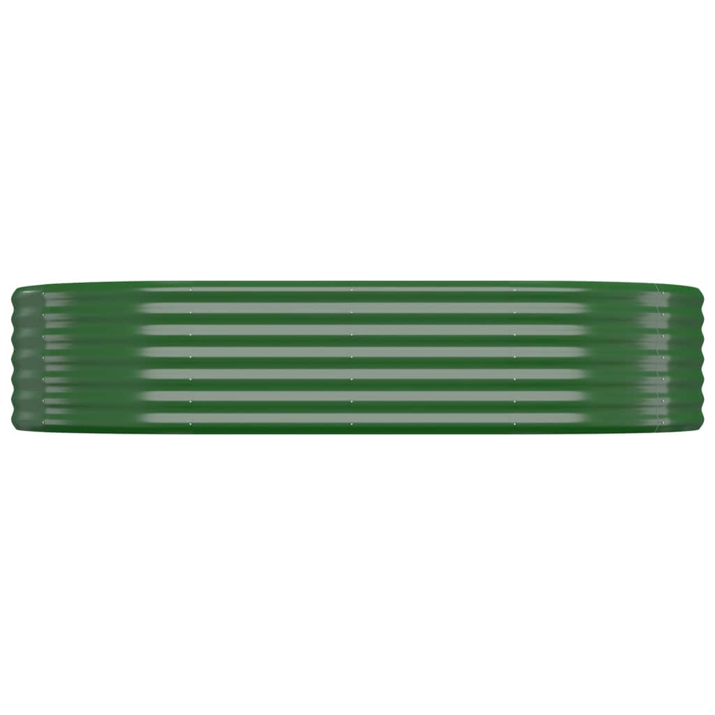 Letto Giardino Acciaio Verniciato a Polvere 175x100x36 cm Verde - homemem39