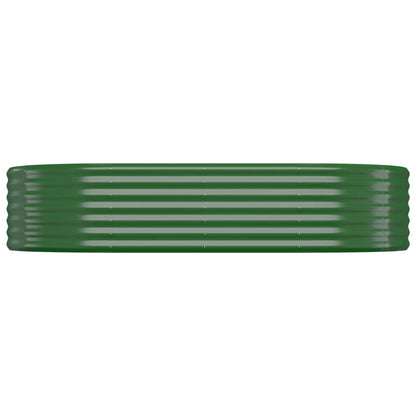 Letto Giardino Acciaio Verniciato a Polvere 175x100x36 cm Verde - homemem39