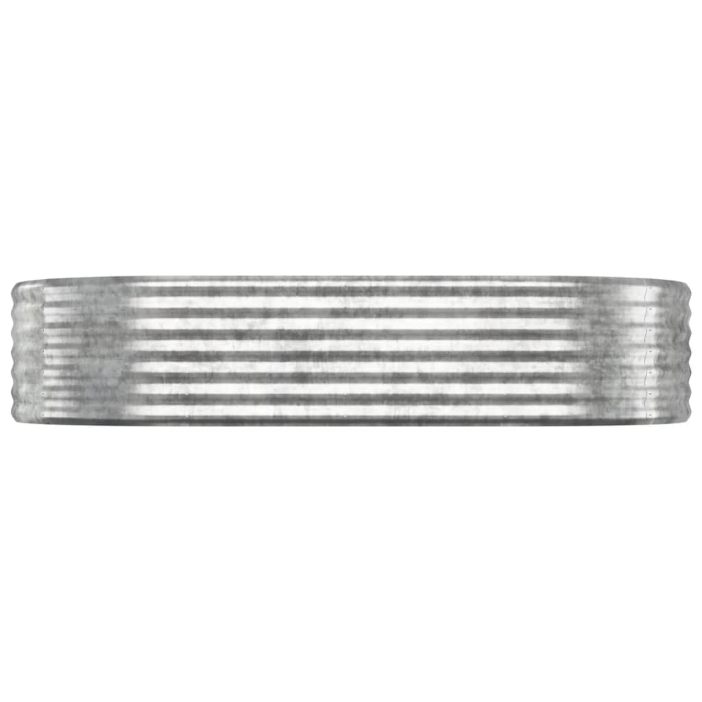 Letto Giardino Acciaio Zincato 175x100x36cm Argento