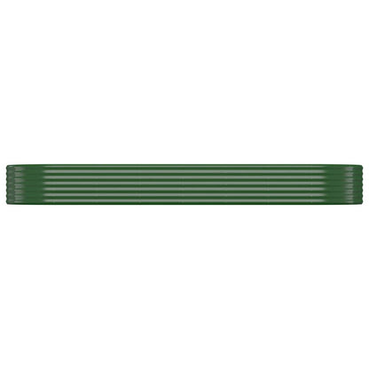 Letto Giardino Acciaio Zincato 322x100x36 cm Verde | homemem39