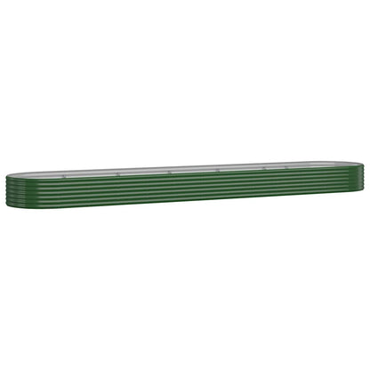 Letto Giardino Acciaio Zincato 507x100x36 cm Verde | homemem39