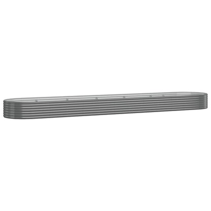 Letto Giardino Acciaio Zincato 507x100x36cm Grigio | homemem39