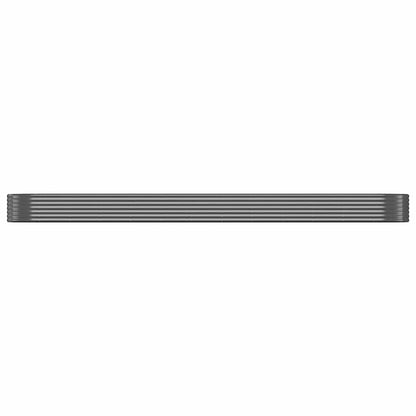 Letto da Giardino in Acciaio Zincato 507x100x36 cm Antracite | homemem39
