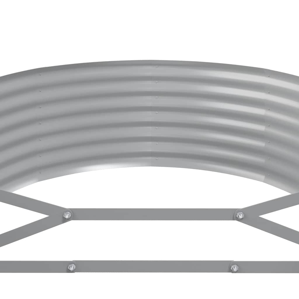 Letto da Giardino in Acciaio Zincato 507x100x36 cm Antracite | homemem39