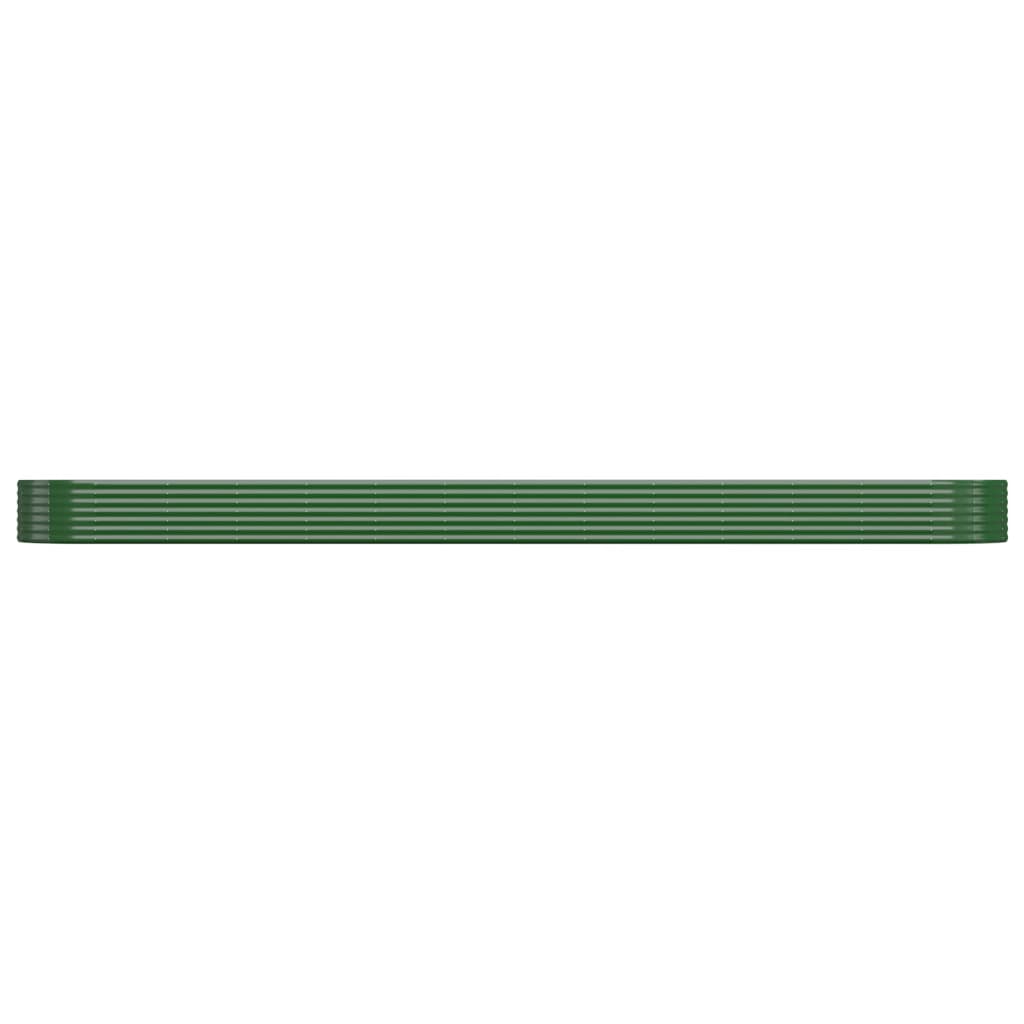 Letto Giardino Acciaio Zincato 544x100x36 cm Verde | homemem39
