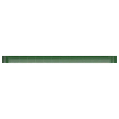 Letto Giardino Acciaio Zincato 544x100x36 cm Verde | homemem39
