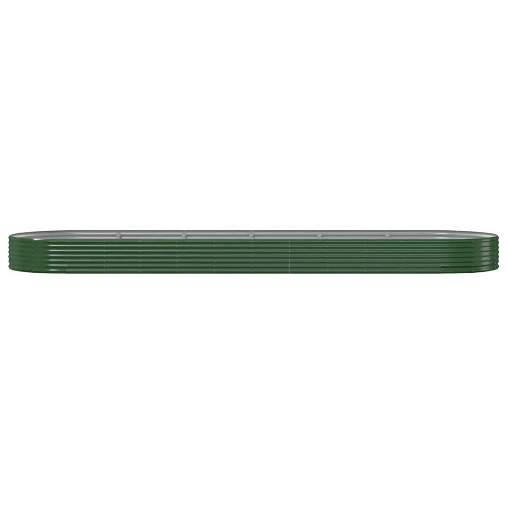 Letto Giardino Acciaio Zincato 523x140x36 cm Verde | homemem39