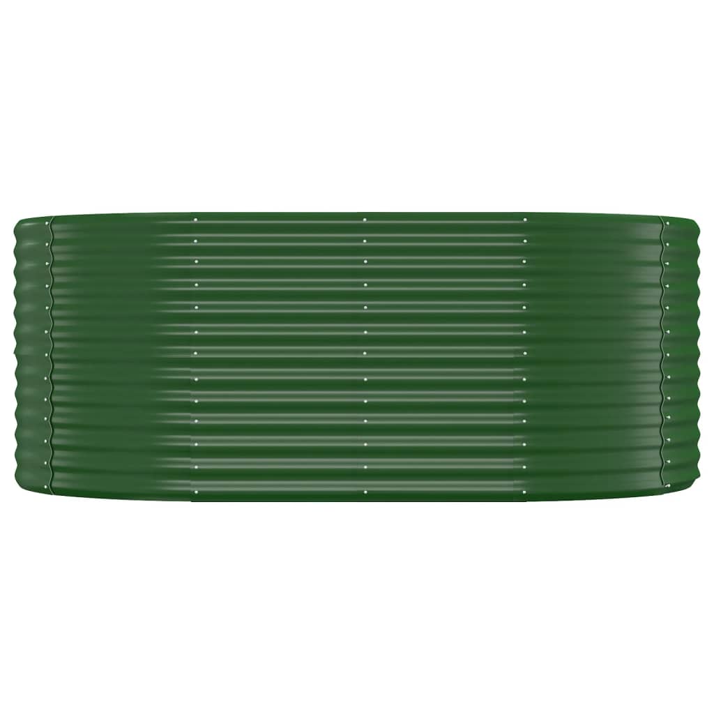 Letto Giardino Acciaio Zincato 175x100x68 cm Verde | homemem39
