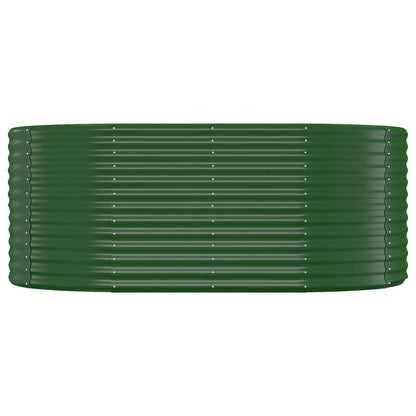 Letto Giardino Acciaio Zincato 175x100x68 cm Verde - homemem39