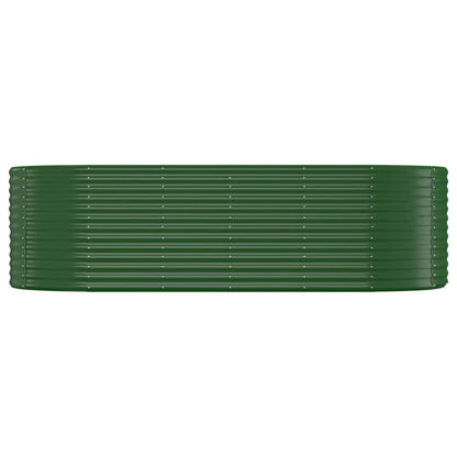 Letto Giardino Acciaio Zincato 249x100x68 cm Verde | homemem39