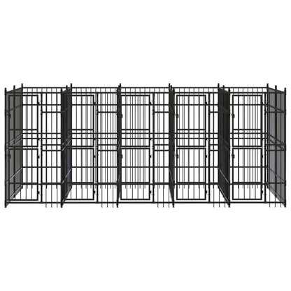 Gabbia per Cani da Esterno in Acciaio 9,22 m² - homemem39