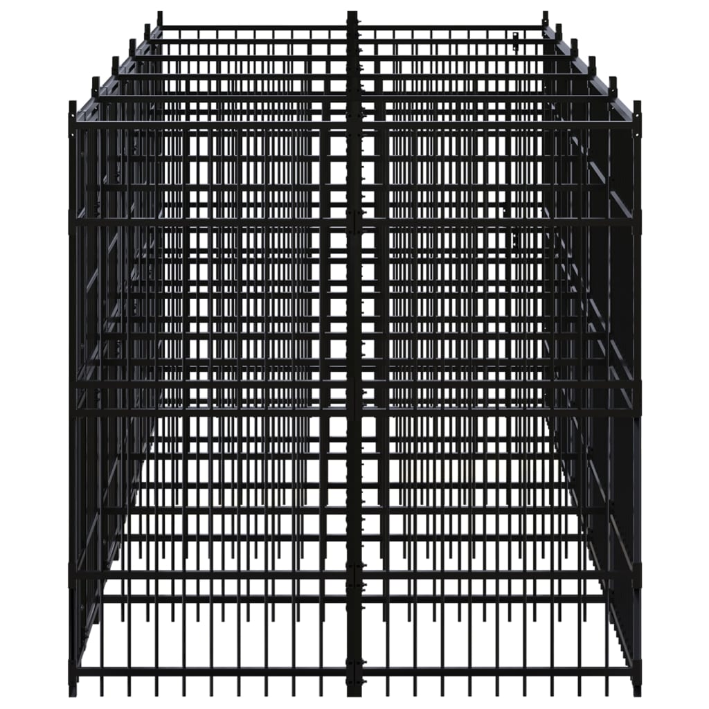 Gabbia per Cani da Esterno in Acciaio 9,22 m² - homemem39