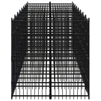 Gabbia per Cani da Esterno in Acciaio 14,75 m² - homemem39