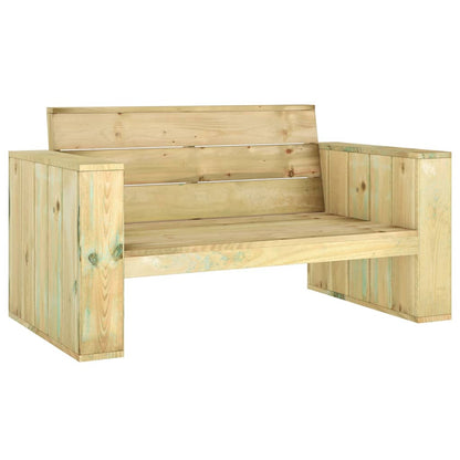Panchina da Giardino 139 cm in Legno di Pino Impregnato - homemem39
