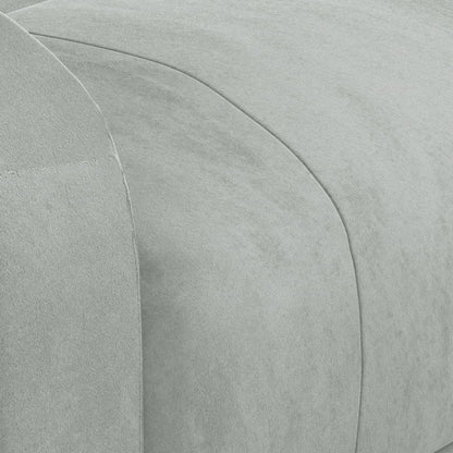 Poltrona Massaggiante Grigio Chiaro in Velluto - homemem39