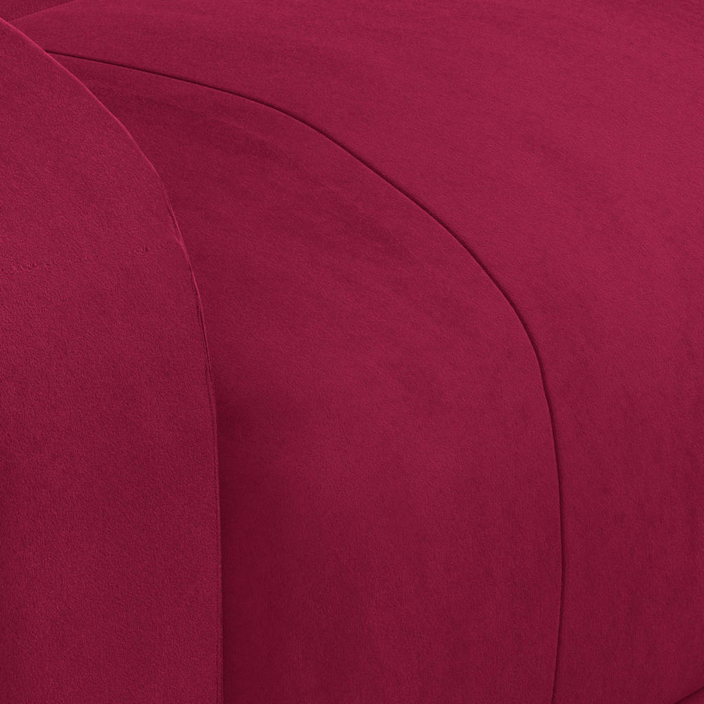 Poltrona Massaggiante Rosso Vino in Velluto | homemem39