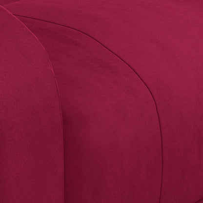 Poltrona Massaggiante Rosso Vino in Velluto | homemem39