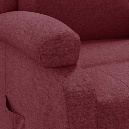 Poltrona Reclinabile in Rosso Vino