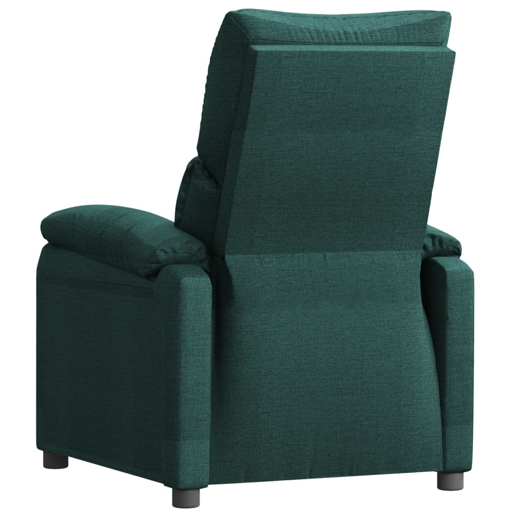 Poltrona Reclinabile in Tessuto Verde Scuro | homemem39