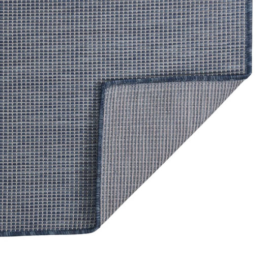 Tappeto da Esterni a Tessitura Piatta 160x230 cm Blu - homemem39
