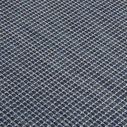 Tappeto da Esterni a Tessitura Piatta 200x280 cm Blu - homemem39