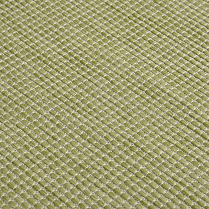 Tappeto da Esterni a Tessitura Piatta 140x200 cm Verde - homemem39