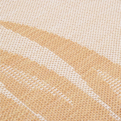 Tappeto da Esterni a Tessitura Piatta 160x230cm Motivo a Foglie - homemem39