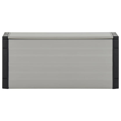 Contenitore per Rifiuti da Giardino Grigio 85x34x40 cm - homemem39
