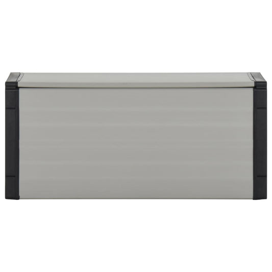 Contenitore per Rifiuti da Giardino Grigio 85x34x40 cm - homemem39