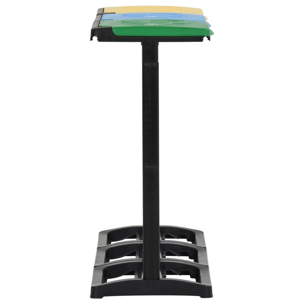 Supporti Sacchi Rifiuti con Coperchio 240-330 L Multicolori PP - homemem39