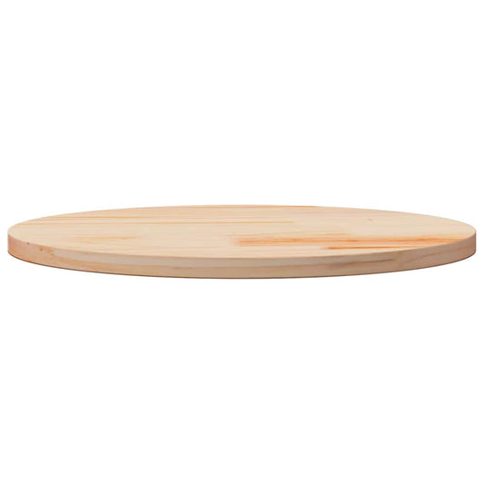 Piano Tavolo Ø50x2,5 cm in Legno Massello di Pino