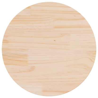 Piano Tavolo Ø60x2,5 cm in Legno Massello di Pino | homemem39
