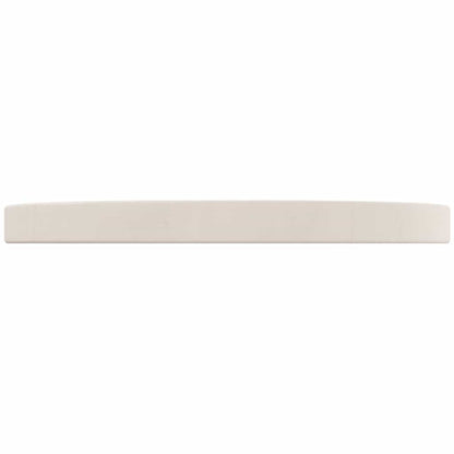 Piano Tavolo Bianco Ø30x2,5 cm in Legno Massello di Pino - homemem39