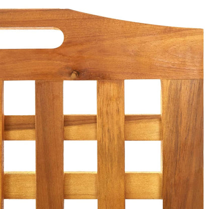 Divisorio a 3 Pannelli 121,5x2x180 cm Legno Massello di Acacia | homemem39