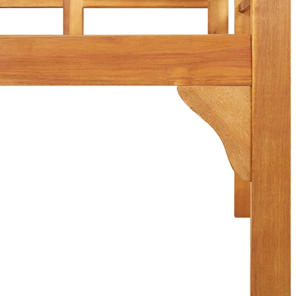 Panchina da Giardino 125 cm Legno Massello di Acacia - homemem39