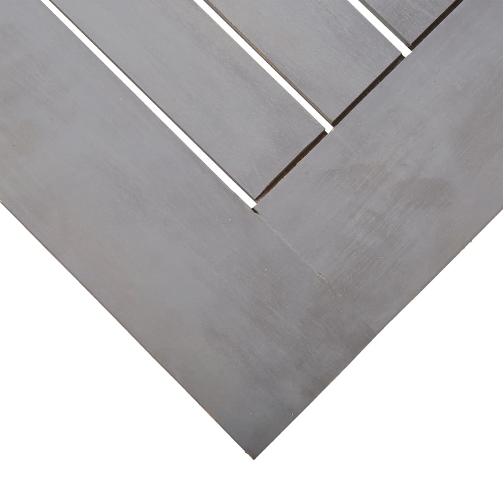 Tavolo da Giardino Grigio 200x100x75cm Legno Massello di Acacia | homemem39