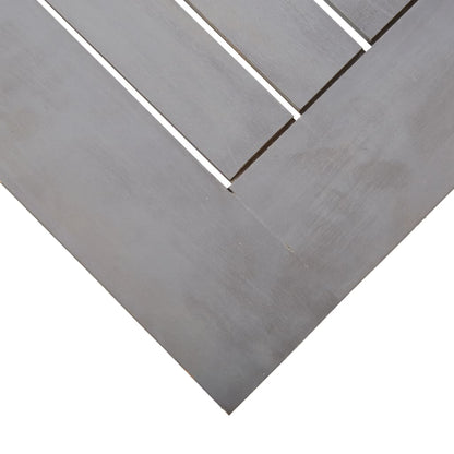 Tavolo da Giardino Grigio 200x100x75cm Legno Massello di Acacia | homemem39